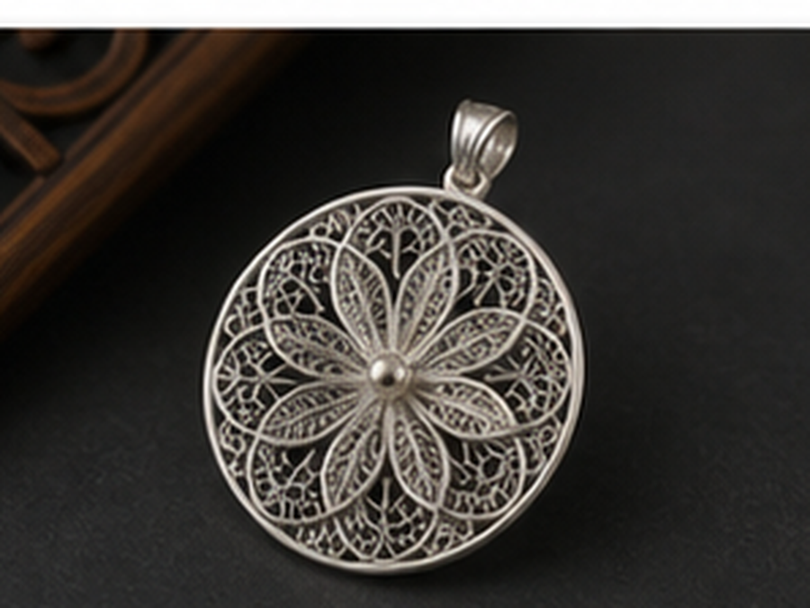 Silver Filigree Pendant