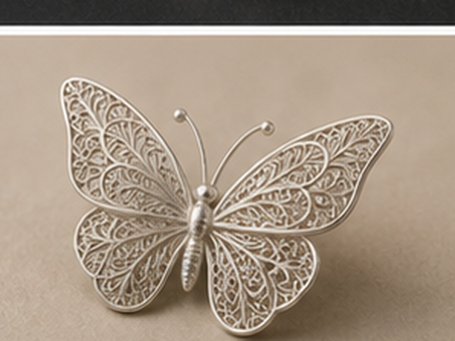 Silver Filigree Leaf Earrings