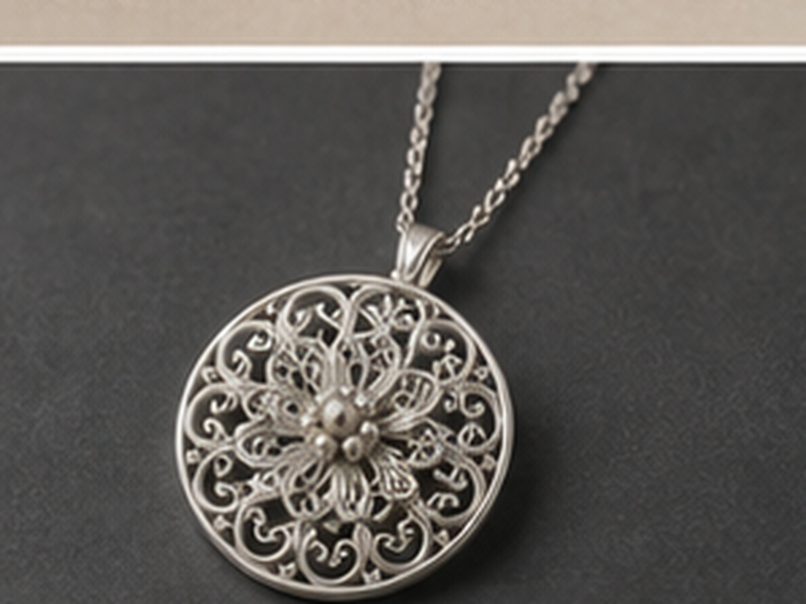 Silver Filigree Lotus Hairpin