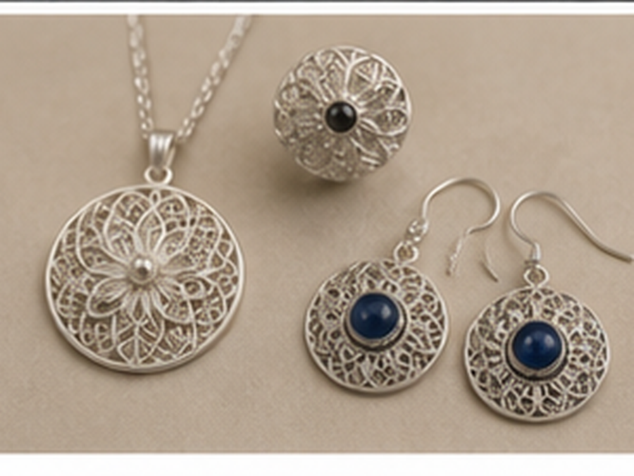 Custom Motif Silver Filigree